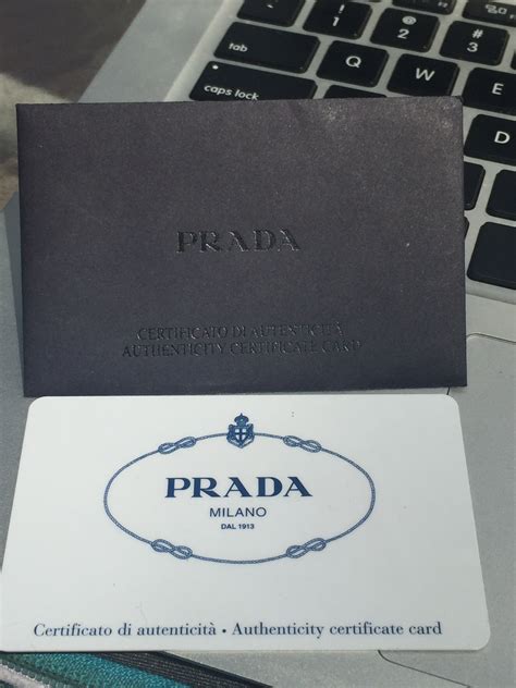 fake prada authenticity card|prada authenticity card blank.